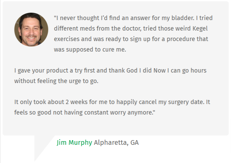 Bladder Relief 911 Customer Reviews