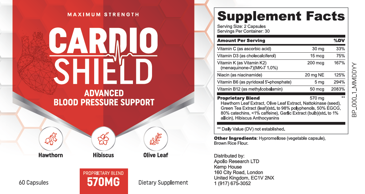 cardioshield- Supplement dacts